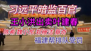 习远平暗监百官｜王小洪无路可退｜福建帮的内斗