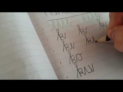 Grade 3 English RTHL Week 8: Handwriting lower case k