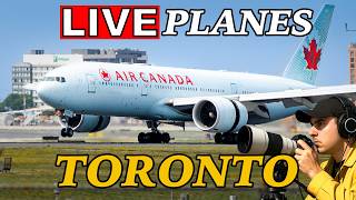LIVE Wednesday Evening Toronto Airport (YYZ)! A350 and 777s and more!