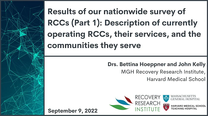 Results of Our Nationwide Survey of RCCs (Part 1)