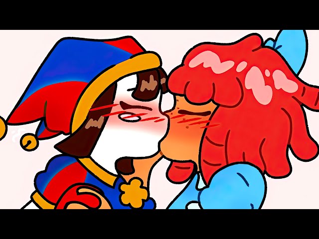 First Kiss 😍 | The Amazing Digital Circus Comic | TADC class=