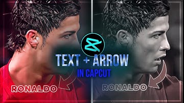 Arrow + Name Effects for Football Edits | CapCut Tutorial | Football Edits Tutorial | Sensei Editor