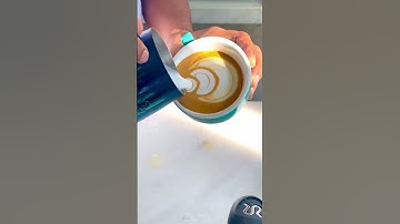Latte art tulip for beginners #lattearttutorial #barista
