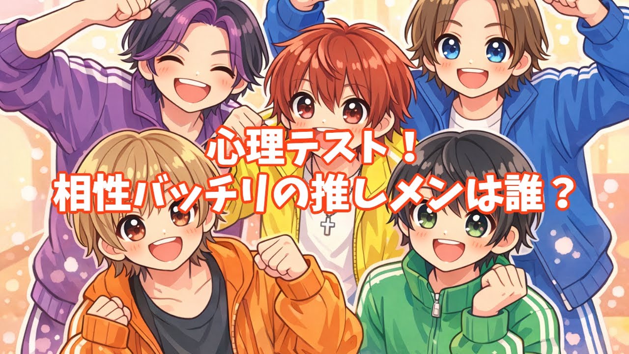 リアルピース相性診断！直感で選ぶ！推しメン診断🎨