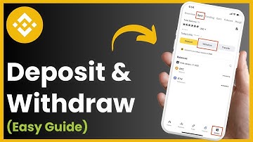 How To DEPOSIT Or WITHDRAW On BINANCE EXCHANGE | Crypto App Tutorial !