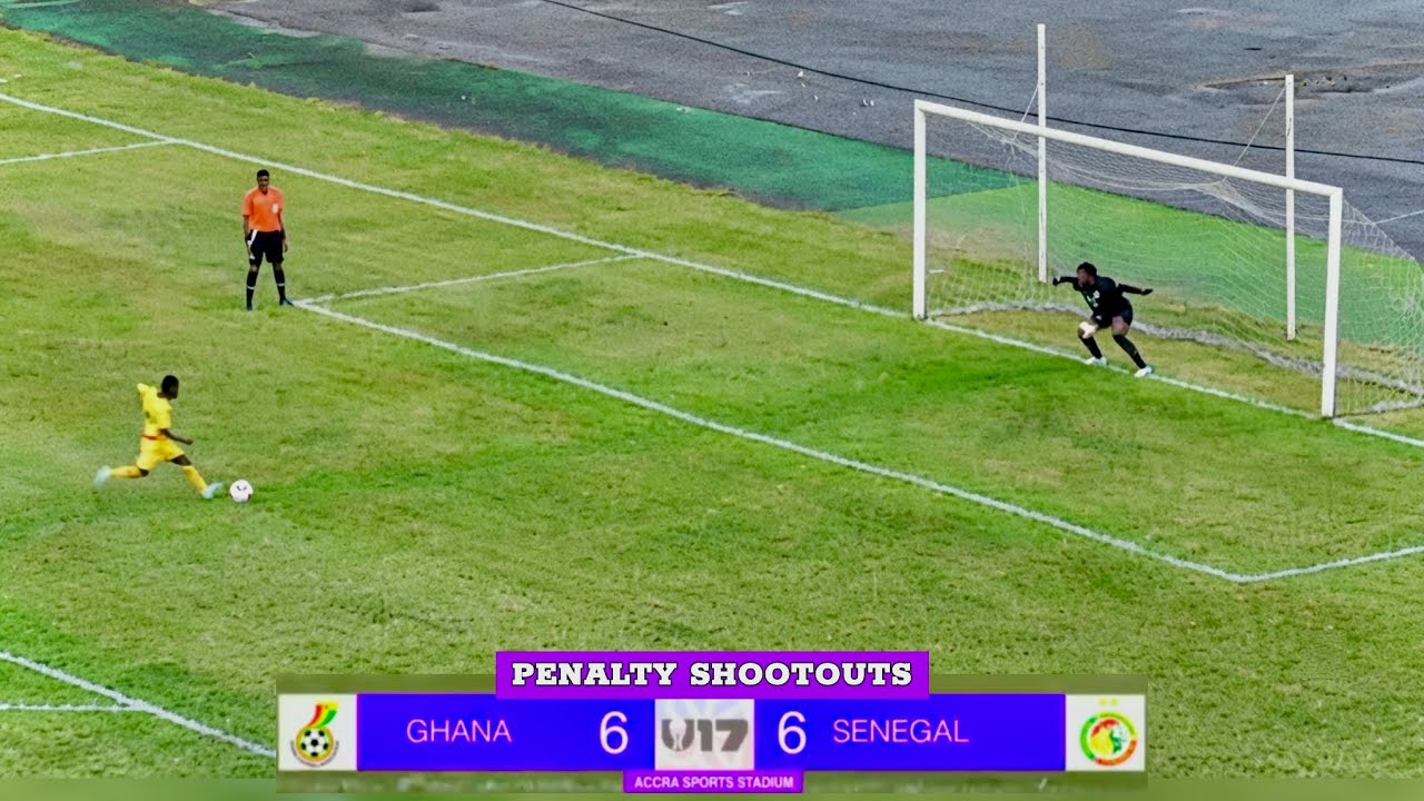 GHANA vs SENEGAL(8-7) Full Penalty Shoot-outs & All Goals || FIFA U-17 World Cup Qualifier