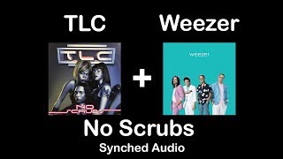 TLC & Weezer - No Scrubs synchronized audio (Stereo)