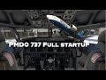 Simple tutorial  how to start the pmdg 737 from cold and dark to ready for taxi super easy