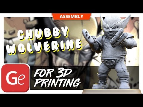 Chubby Wolverine 3D