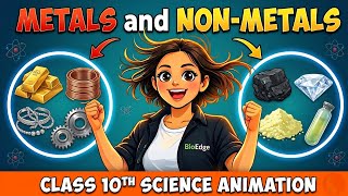 Class 10th Science- Metals and Non-Metals ONESHOT | 10th Science complete chapter 3 | Bioedge
