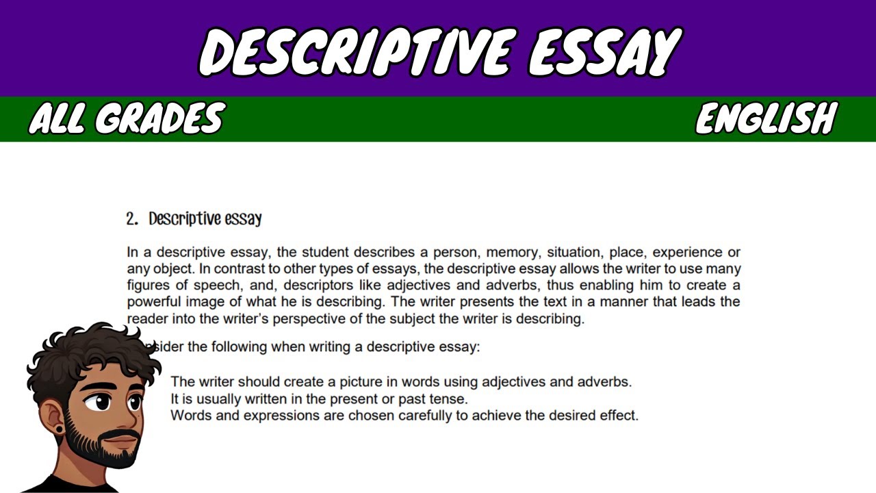 How to Write a Descriptive Essay | English P3 Formats