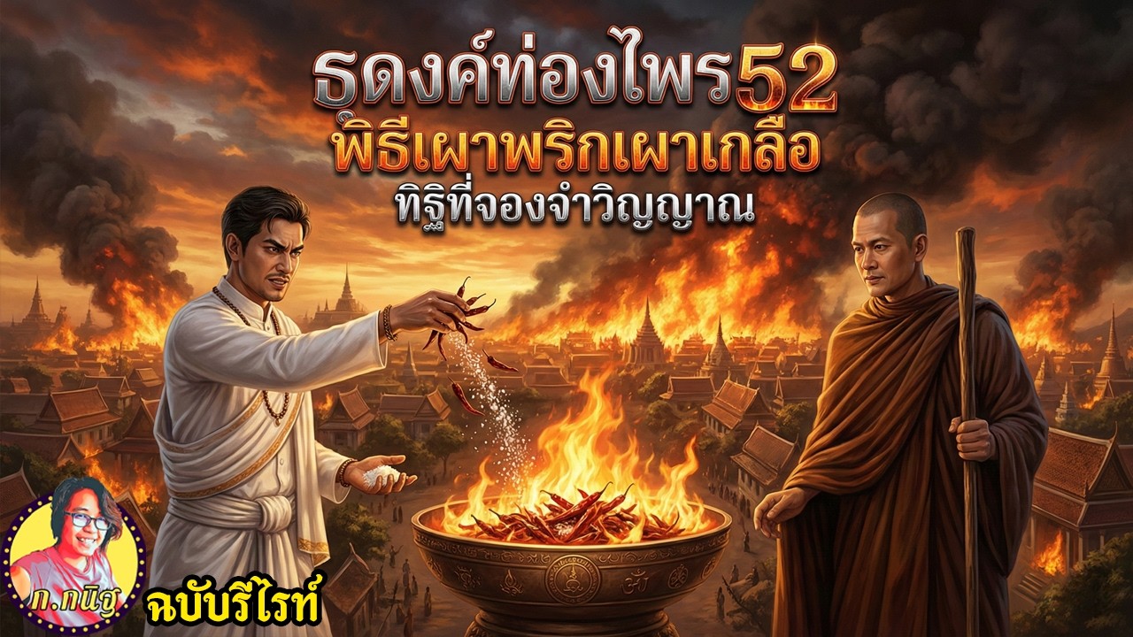 หลวงพี่ครุฑ ธุดงค์ท่องไพร ตอนที่ 52 l พิธีเผาพริกเผาเกลือ ทิฐิที่จองจำวิญญาณ