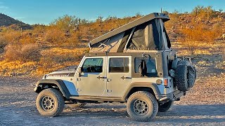 Ultimate Jeep Wrangler Camper SLEEPS 3 ADULTS  Ursa Minor Pop Up Camper Tour from a 15 yr old