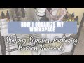 How I Organize My Workspace | Skincare Business Organization | Fave Storage | Fave Business Supplies