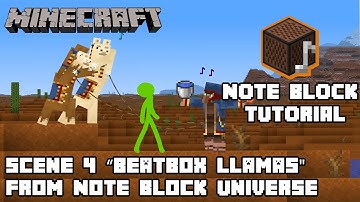 Note Block Universe  "Beatbox Llamas" - Minecraft Note Block Tutorial