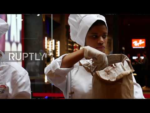 Eating la dolce vita! 273-metre long tiramisu breaks world record in Milan