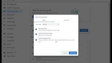 Chrome clear cookies and cache