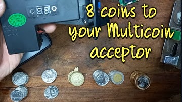 How to set up, reprogram, and calibrate universal coinslot or multicoin selector with 8 coins - 2022