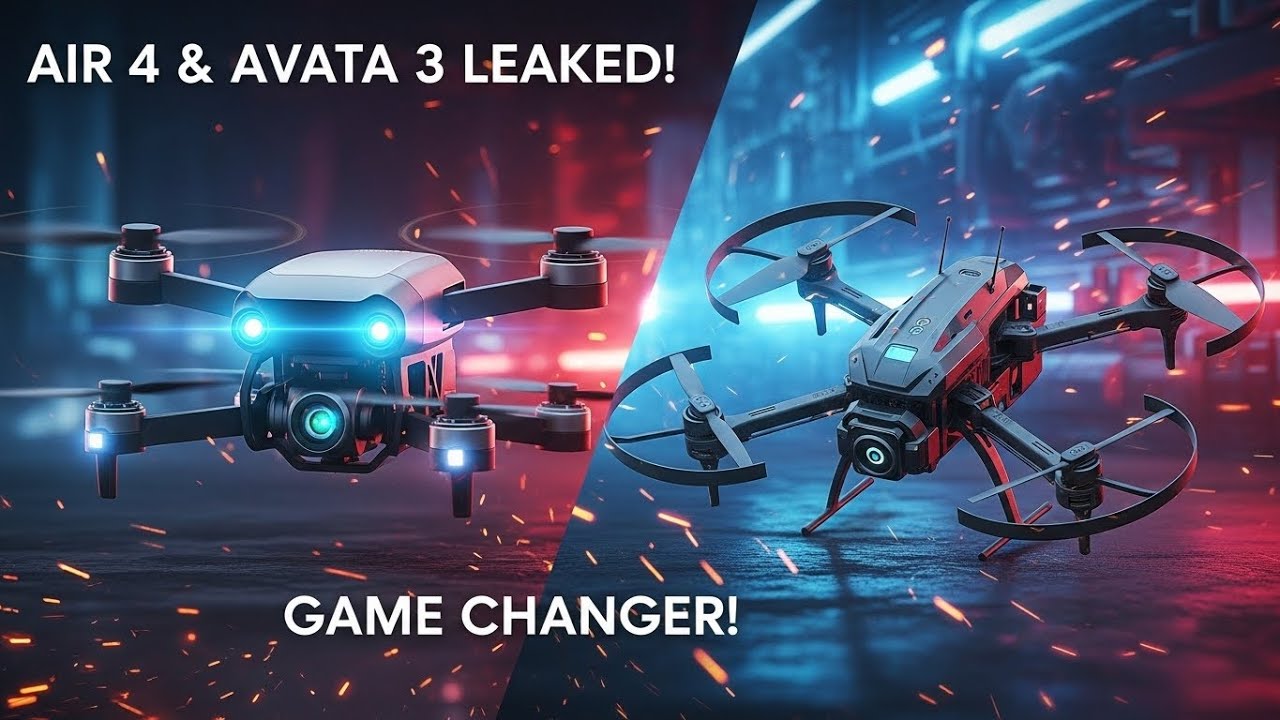 Только что появились утечки информации о DJI AIR 4 и AVATA 3 — это меняет ВСЕ!»
