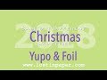 Same But Different Christmas Card Series 2018 No 3 - Yupo & Foil!