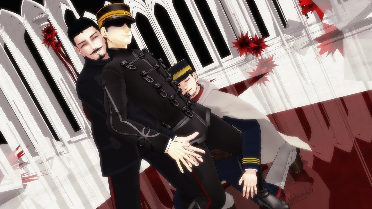 【金カムMMD】虎視眈々【鶴見中尉・尾形百之助・花沢勇作】