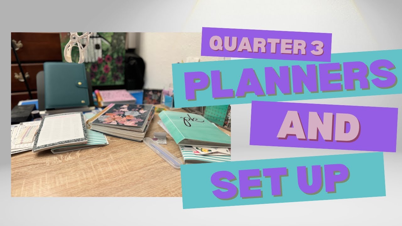 Q3 Planner Details & Set Up | Erin Condren Daily Duo & Monthly - YouTube