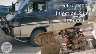 1991 Mitsubishi Delica L300 - Injection Pump Removal