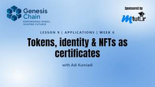 Tokens, Identity & NFTs as Certificates | Blockchain Course Ep. 9
