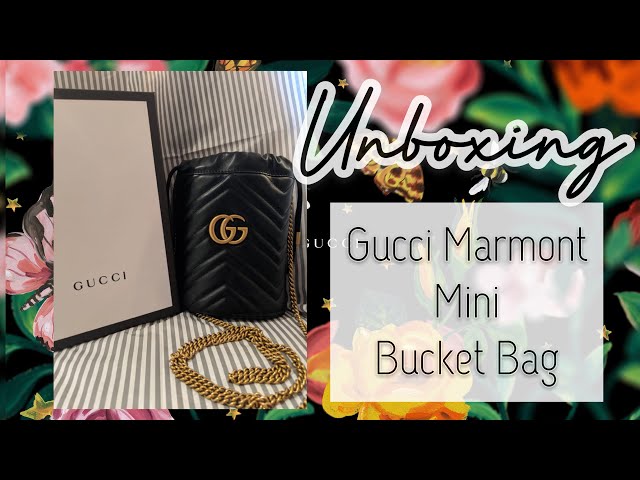 Gucci Marmont Mini Bucket Bag Review - Karina Style Diaries