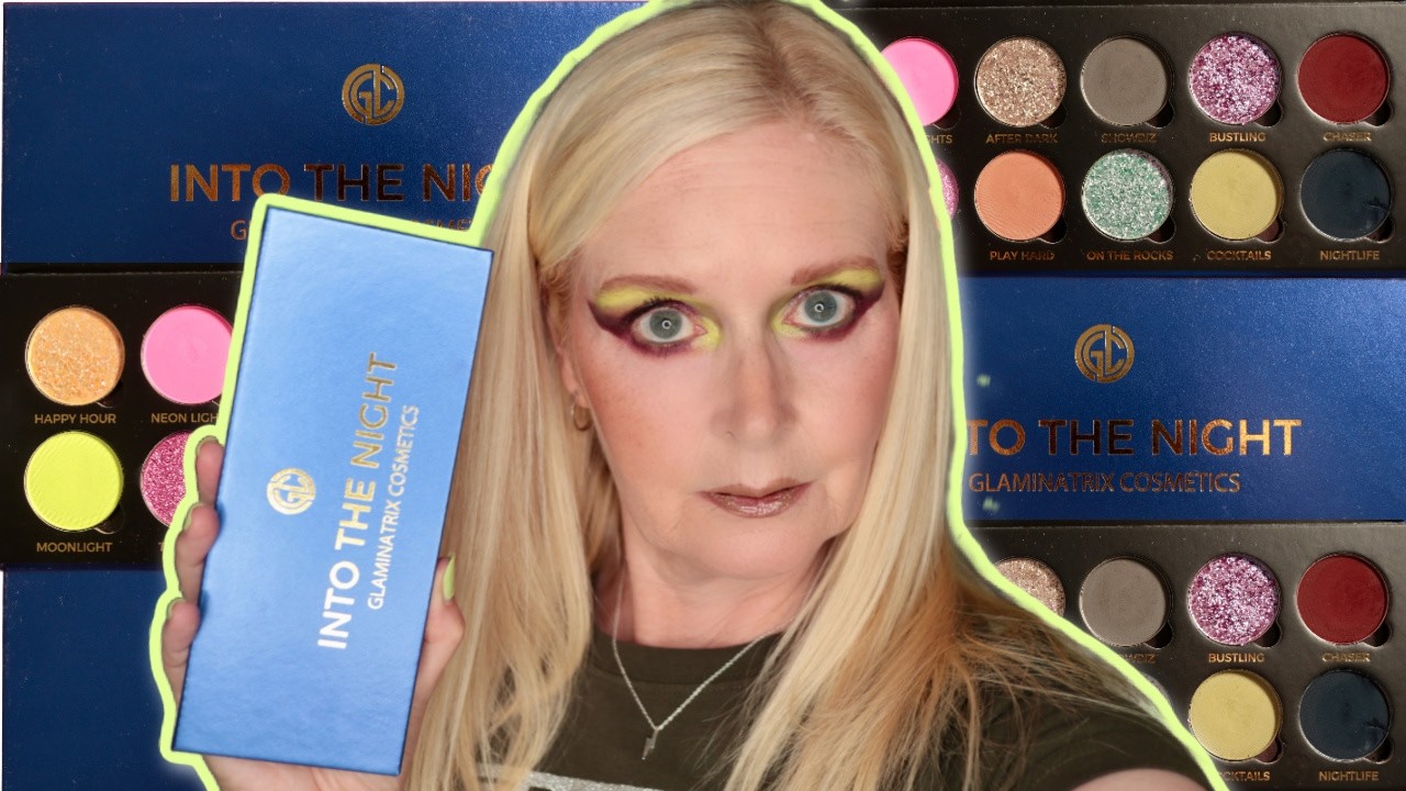 Glaminatrix INTO THE NIGHT | Swatches & a Grungy Look - YouTube