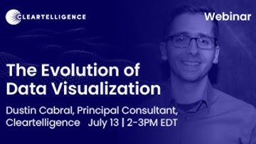 The Evolution of Data Visualization - Join Us July 13th!