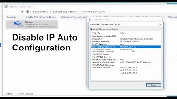 Berikut cara men Disable IP Auto Configuration di Komputer