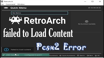 RetroArch failed to Load Content Error for PCSX2