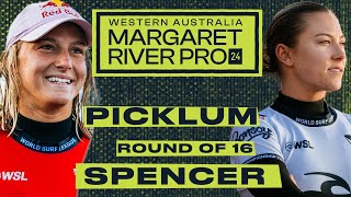 Molly Picklum vs Alyssa Spencer | Western Australia Margaret River Pro 2024  - Round of 16