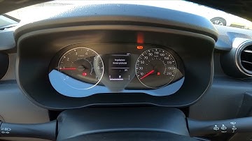 How to Check Alerts on Speedometer Display in Dacia Duster II ( 2017 – now )