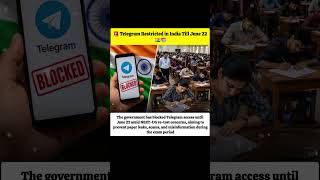 🚨 TELEGRAM BLOCKED IN INDIA UNTIL JUNE 22! 🇮🇳📚