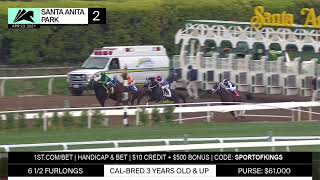 Santa Anita Park Carrera 2 - 23 De Abril 2021