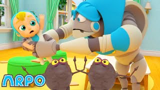 We Have a Flea PROBLEM!!! | | ARPO | Rob the Robot & Friends  Funny Kids TV