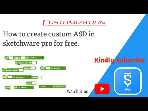 How to create custom ASD in sketchware pro for free.