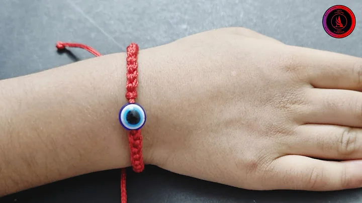 Evil Eye Bracelet | Adjustable hand crochet Bracelet |Step by step tutorial|DIY|Athi's Crafty Coop