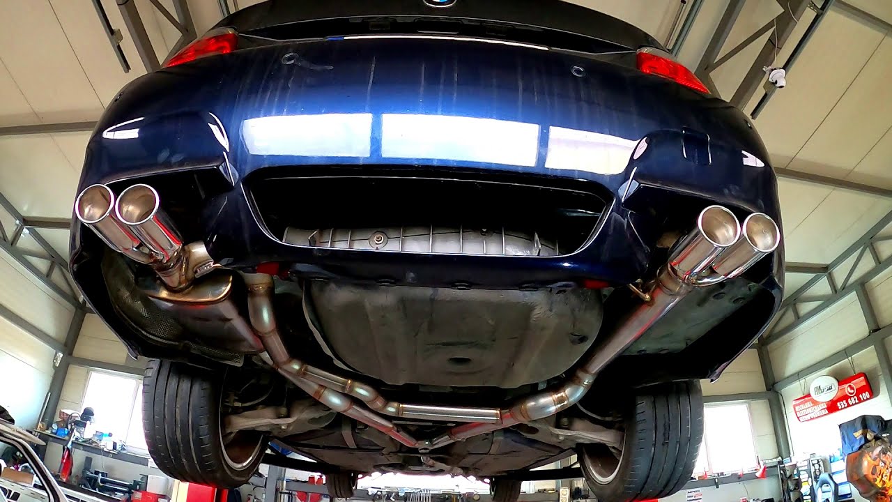 BMW e60 530d [ Exhaust by PM GARAGE ] Exhaust system with