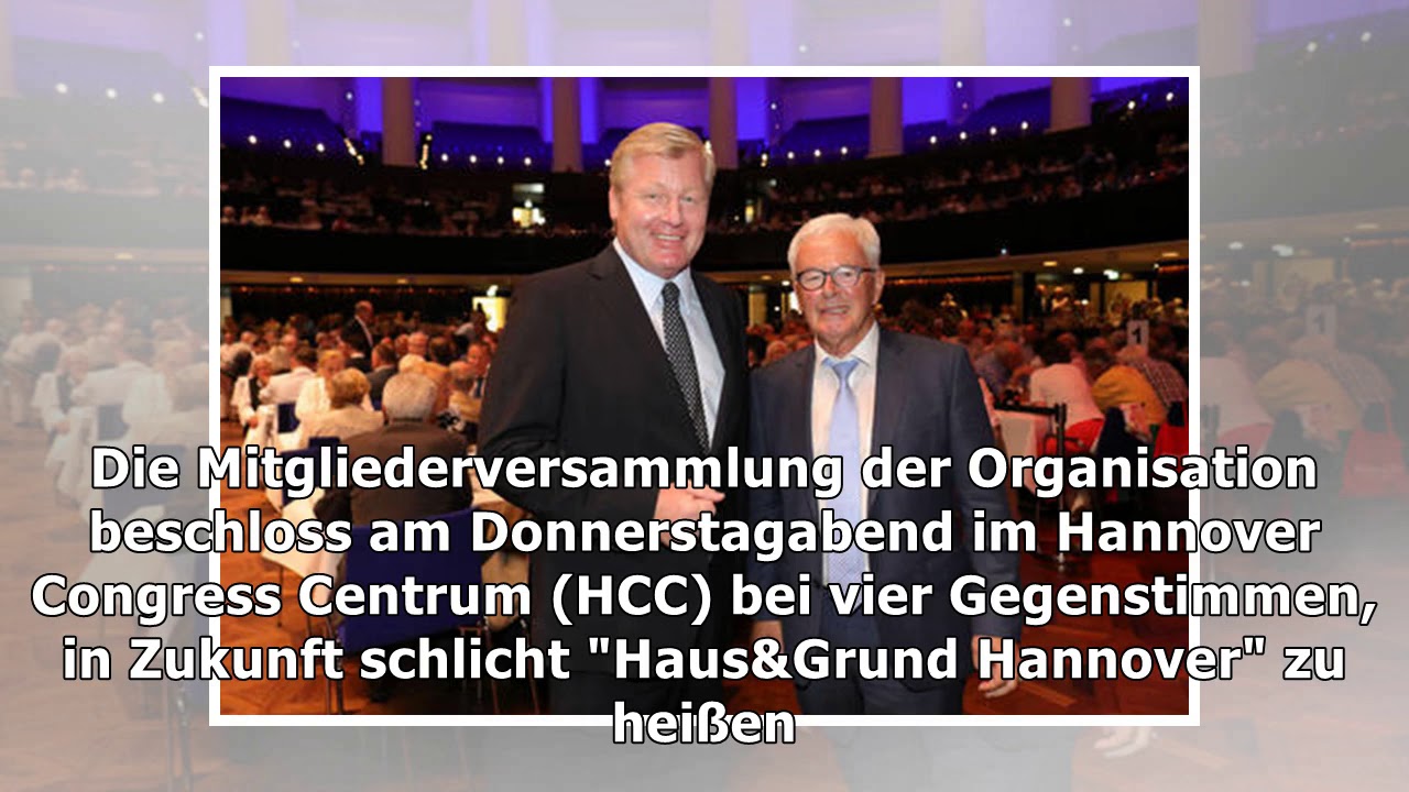 Haus Grund Hannover Beckmann Mitgliederversammlung Hcc Haz