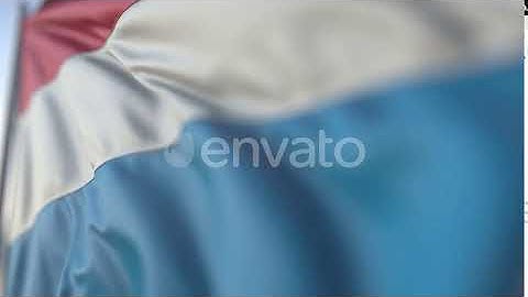Waving Flag of Luxembourg | Motion Graphics - Envato elements