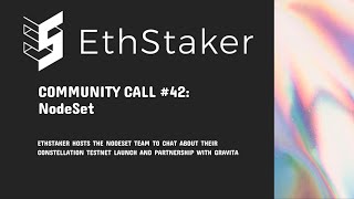 Community Call #42: NodeSet