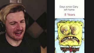Ryan reacts to Spongebob missing Gary - 8-BitClips