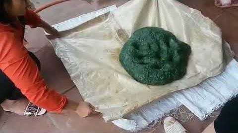 Cách làm bánh ngải lạng sơn của người tày món ngon xứ lạng