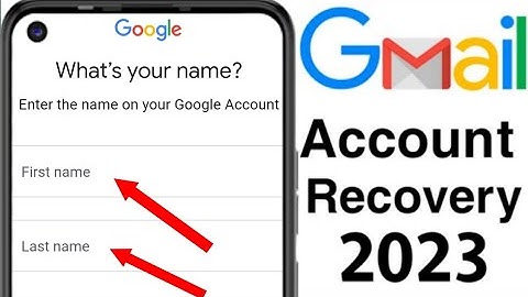 how to recover email id with first name and last name | forgot first name and last name gmail