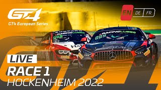 LIVE | Race 1 | Hockenheim | GT4 European Series 2022 (English)