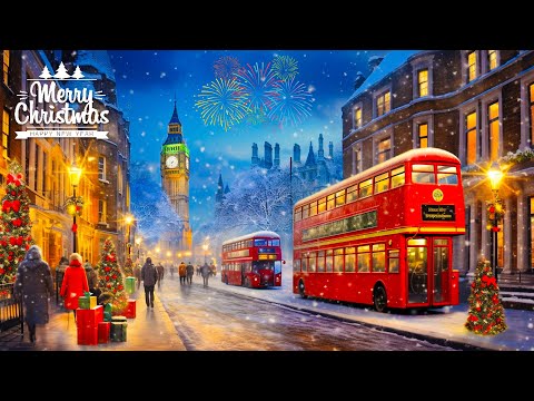 Smooth Christmas Jazz Music 🎄Cozy Christmas Ambience & Soothing Piano Music for Relax, Stress Relief