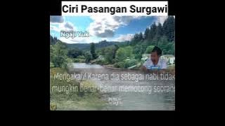 ciri-ciri pasangan surgawi gus baha